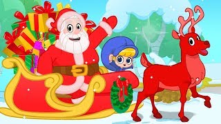 Jingle Bells Christmas Songs with My Magic Pet Morphle and Santa! Christmas Nursery Rhymes