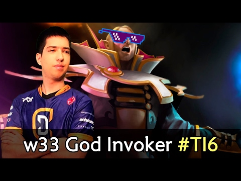w33 Invoker god on The International 2016 — DC vs Fnatic