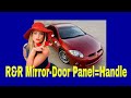 How to replace Mitsubishi Eclipse, Power Mirror ,Door Handle , Door Panel