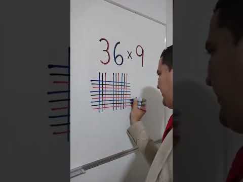 Japanese Method for Multiplication ❤️ गुणन के लिए जापानी विधि #shorts #fyp