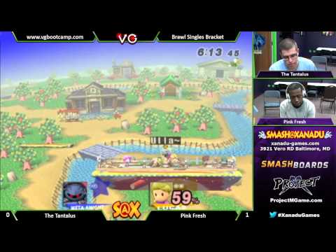 S@X Weekly - Pink Fresh (Lucas) Vs The Tantalus (Metaknight) SSBB Winners Finals Smash Brawl