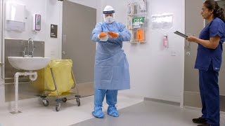 Doffing personal protective equipment (PPE) for high consequence infectious diseases (HCIDs)