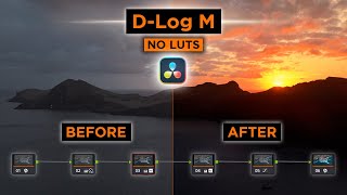D-Log M Color Grading Made EASY | DaVinci Resolve 20 Workflow