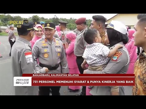 PRESISI UPDATE: POLDA KALSEL GELAR UPACARA LAPORAN KENAIKAN PANGKAT PERSONEL 30/06/25 (21.00)