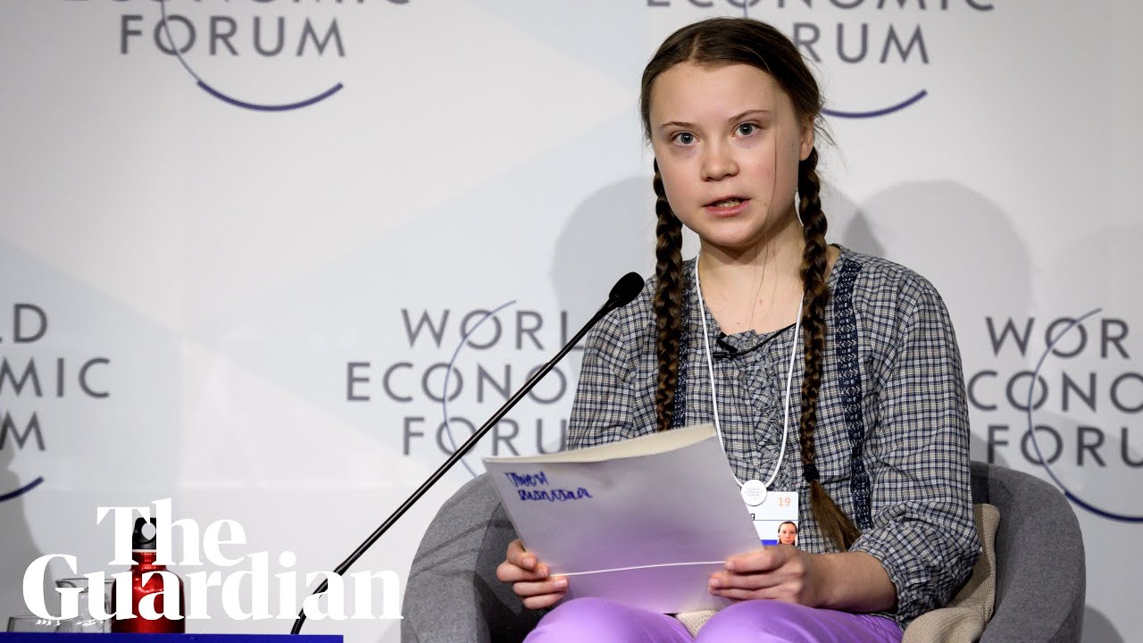 "I want you to panic"- 16-jährige Greta Thunberg spricht in Davos