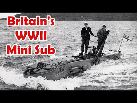 British X-Craft Submarines of WW2