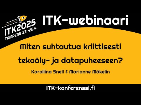 Miten suhtautua kriittisesti tekoäly- ja datapuheeseen? Myyttien räjäyttämisen perusteet