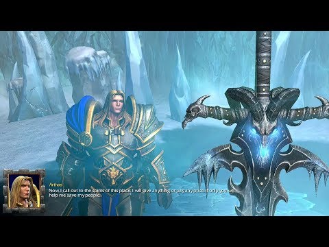 Warcraft 3 Reforged - Arthas gets Frostmourne