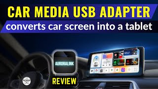 New CarPlay AI Media Adapter 2023  AURORALINK  🌟  UNBOXING REVIEW