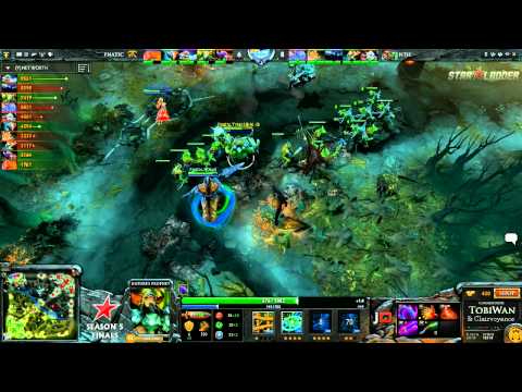 No Tidehunter vs Fnatic EU Game 2  - StarLadder GRAND FINAL - TobiWan