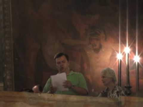 Simeon Dimitrov in Alexander Nevsky Cathedral, Sofia - Spasi Boje