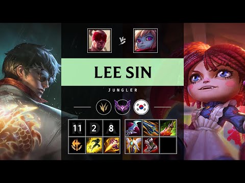Lee Sin Jungle vs Poppy: Godlike - KR Master Patch 14.22