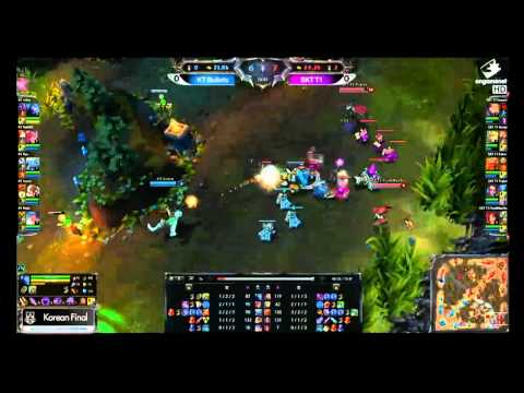 KT Bullets vs SKT1 Korea Season 3 Finals Game 1