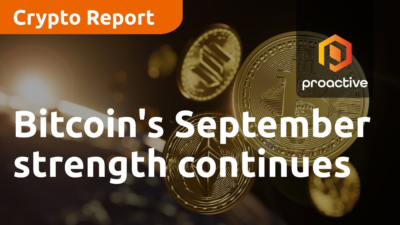 Crypto Report: Bitcoin's September strength continues in face of Fed's Hawkish decision