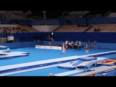 FRA 17 21 Women Tumbling 1st M Morancais Finals 2019 WAGs Tokyo