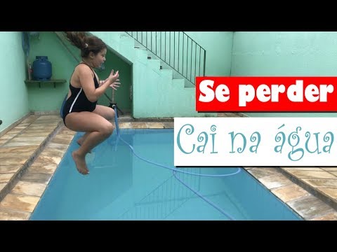Desafio da piscina | Swimming pool challenge | BRINCADEIRA DE CRIANÇA 
