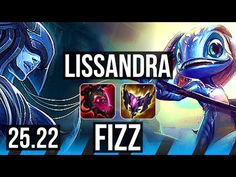 LISSANDRA vs FIZZ (MID) | KR Master | 25.22