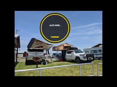 Tuff Stuff Alpha RTT and Ranger RTT side by side at camp/ 4 likes about each/ new Massimo 12v fridge