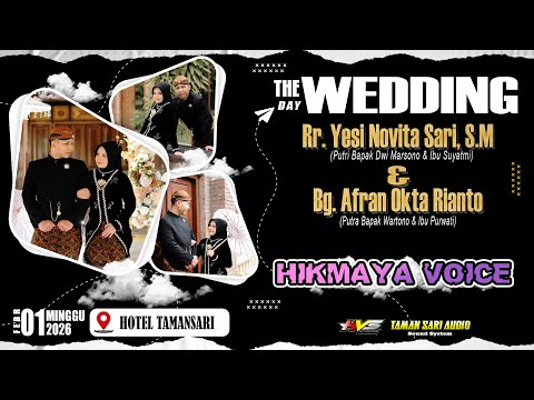 Live Stream Wedding Yesi & Afran | Band Music Hikmaya Voice | Tamansari Pro Audio | HVS SRAGEN