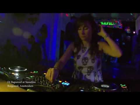 Dj Rapunzel at Sassafras, Ruigoord (Amsterdam)