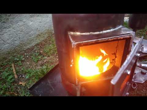 Waste Oil Burner - First Test
