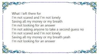 Indigo Girls - I Don't Wanna Know Lyrics