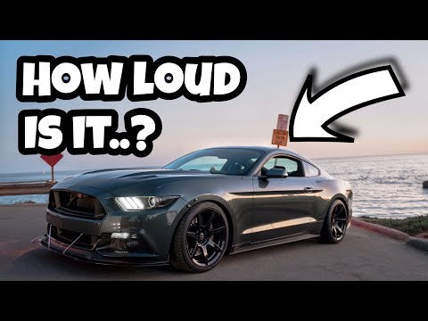 How loud is the Magnaflow Competition Catback exhaust system?