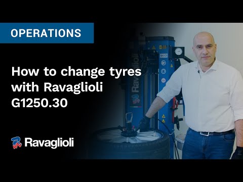 How to change tyres with Ravaglioli G1250.30 - Operations