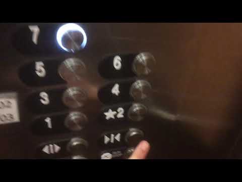 Dover & Westinghouse/Otis main elevators- Fisher Hall - Duquesne University - Uptown, Pittsburgh, PA