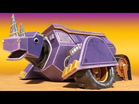 HILFE! NASHORN MULDENKIPPER versinkt im Treibsand - Kinder Zeichentrickfilme mit Lastwagen & Tieren