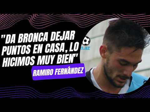 "Da bronca dejar puntos en casa, lo hicimos muy bien"
