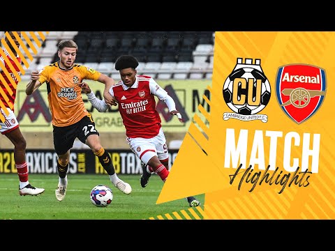Cambridge United 0-2 U21Arsenal EFL Trophy 2022/23