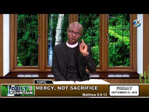 DAILY FOUNTAIN OF SEPTEMBER 21, 2018 - REV. EMMANUEL EHILEGBU