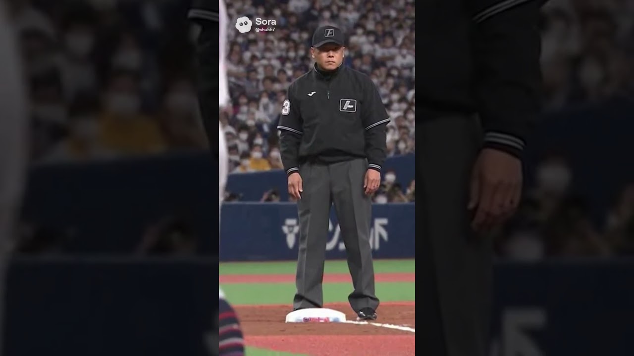 【放送事故】一塁審判だけ止まった瞬間…球場が静まり返った