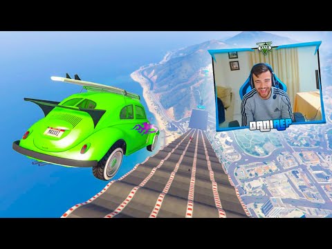 MEGA RAMPA 390.000% IMPOSIBLE! NO PUEDO CONTROLAR NADA!! - GTA V ONLINE