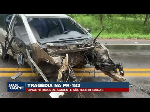 Cinco pessoas morreram na PR-182 em Ampére