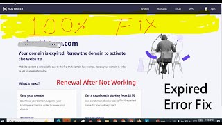 Domain renewal after expired show 2025 | Domain Renewal Complete but D