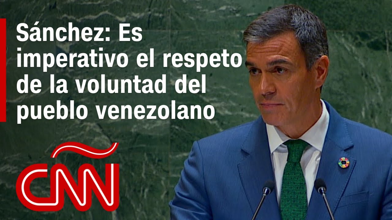 Discurso completo de Pedro Sánchez en la Asamblea de la ONU: Gaza, Ucrania y pedido para Venezuela