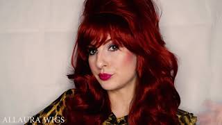 Peggy Bundy Costume Wig Auburn 60'S Beehive Peg Costume Wig