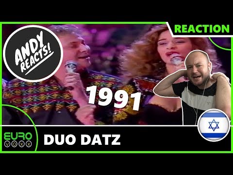 ANDY REACTS! Duo Datz - 'Kan' (Israel 1991) EUROVISION REACTION!