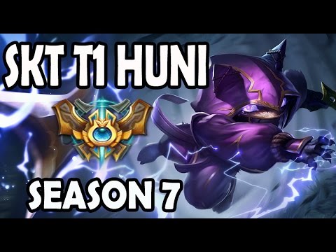 SKT T1 Huni Kennen vs Pantheon TOP Ranked Challenger Korea