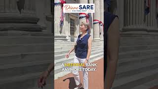 On July 4, Diane Sare, Independent candidate for US President, visited the First National Bank