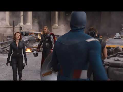"I am bringing the party to you"  The Avengers scene