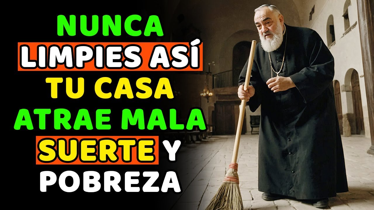 Padre Pío: 9 Errores de Limpieza en tu Hogar que Atraen Pobreza y Mala Suerte. Deja de hacer esto Ya