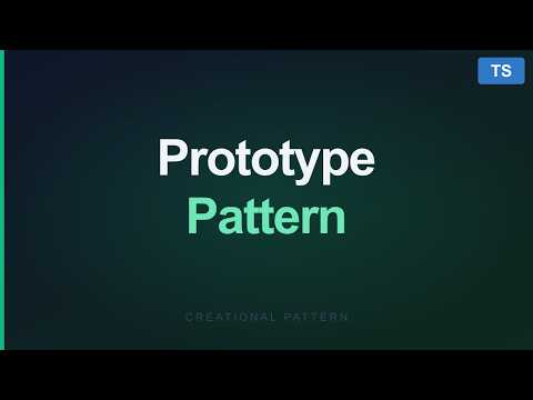Typescript Design Patterns Prototype Pattern