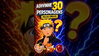 Adivinhe o Personagem de Naruto pelos Emojis 🍥🔥#naruto #desafios