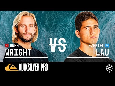 Owen Wright vs. Ezekiel Lau - Round of 32, Heat 3 - Quiksilver Pro France 2019