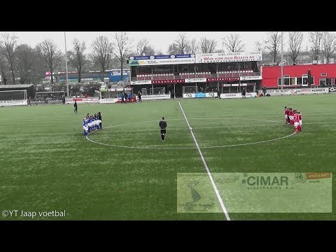 Voor aanvang El Clásico DOVO JO13-1 - GVVV JO13-1