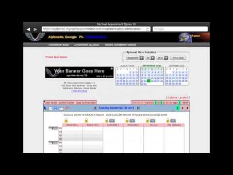 Online Appointment Book - The Interface - Part 1