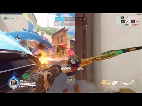 Overwatch Hanzo God Wraxu Showing His Sick Gameplay Tricks